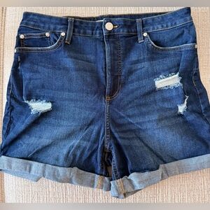 LC Lauren Conrad Blue Jean Shorts